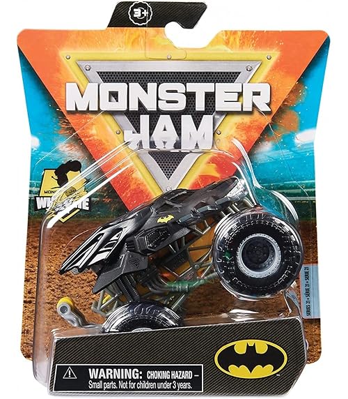 Monster Jam, Official Monster Truck, Die-Cast Vehicle, 1:64 Scale, Kids’ Toys for Boys Ages 3 and up - Assorted Designs, Shipped at Random