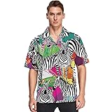 visesunny Mens Casual Button Down Short Sleeve