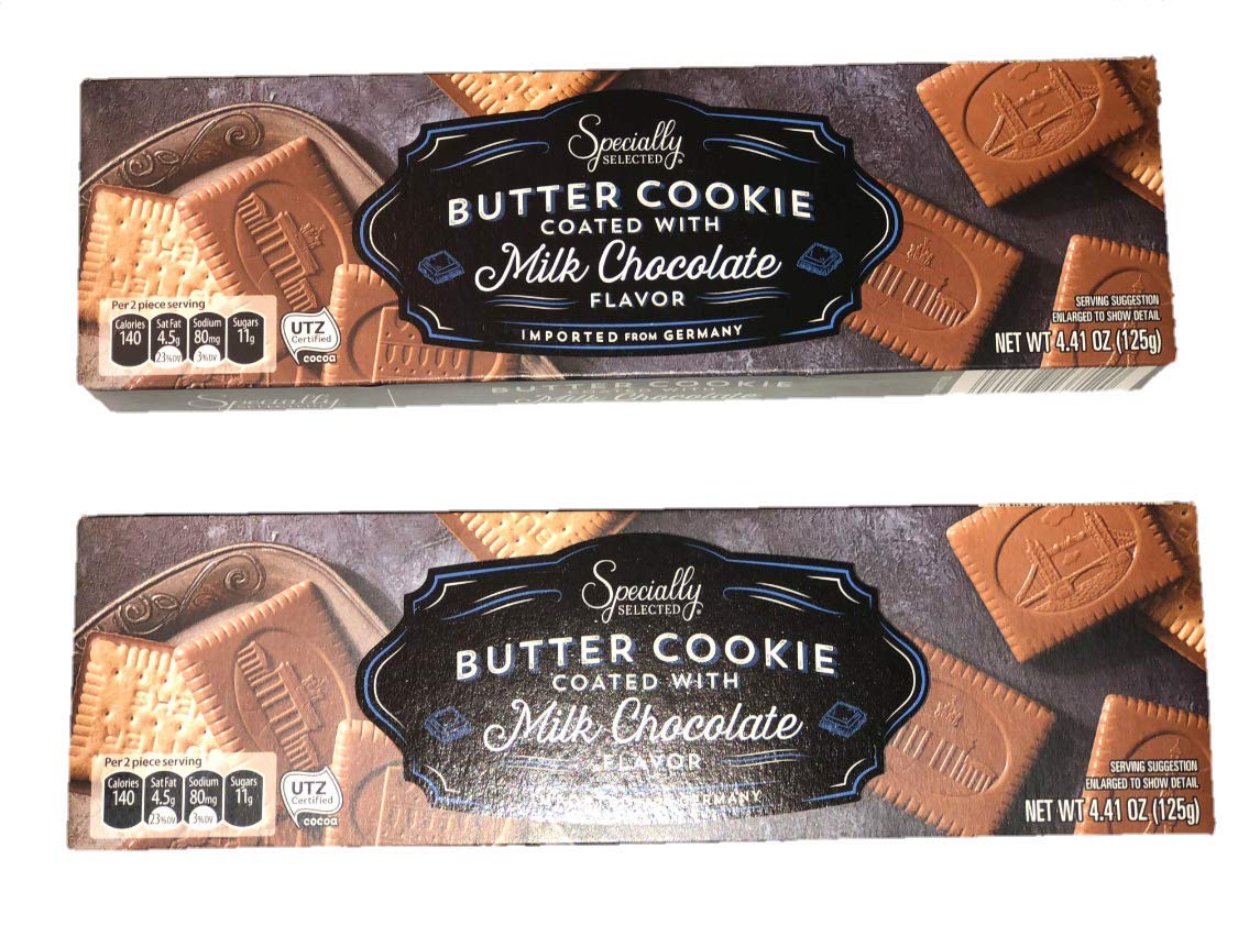 2 Packs Specially Selected Butter Cookie Coated with Milk Chocolate Grocery