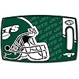 YouTheFan NFL New York Jets Logo Series Cutting Board, Team Colors
