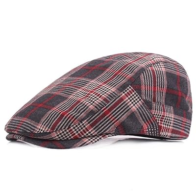 Men's Cotton Golf Newsboy Hat with Plaid Pattern Nigeria Ubuy