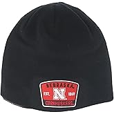 ZHATS NCAA Unisex-Adult NCAA Officially Licensed Beanie Edge Patch Switchback Black