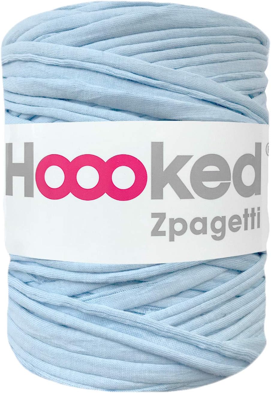 Hoooked Zpagetti Light baby blue t-shirt yarn (100-120m)