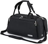 KASIBON Sports Duffle Bag 42L with Shoes Compartment Wet Pocket Waterproof