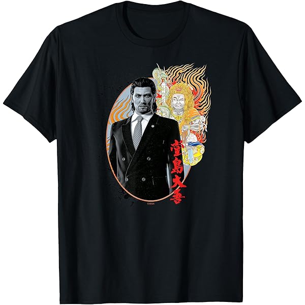 Neues Yakuza Herren Dantai Regular T-Shirt - Schwarz