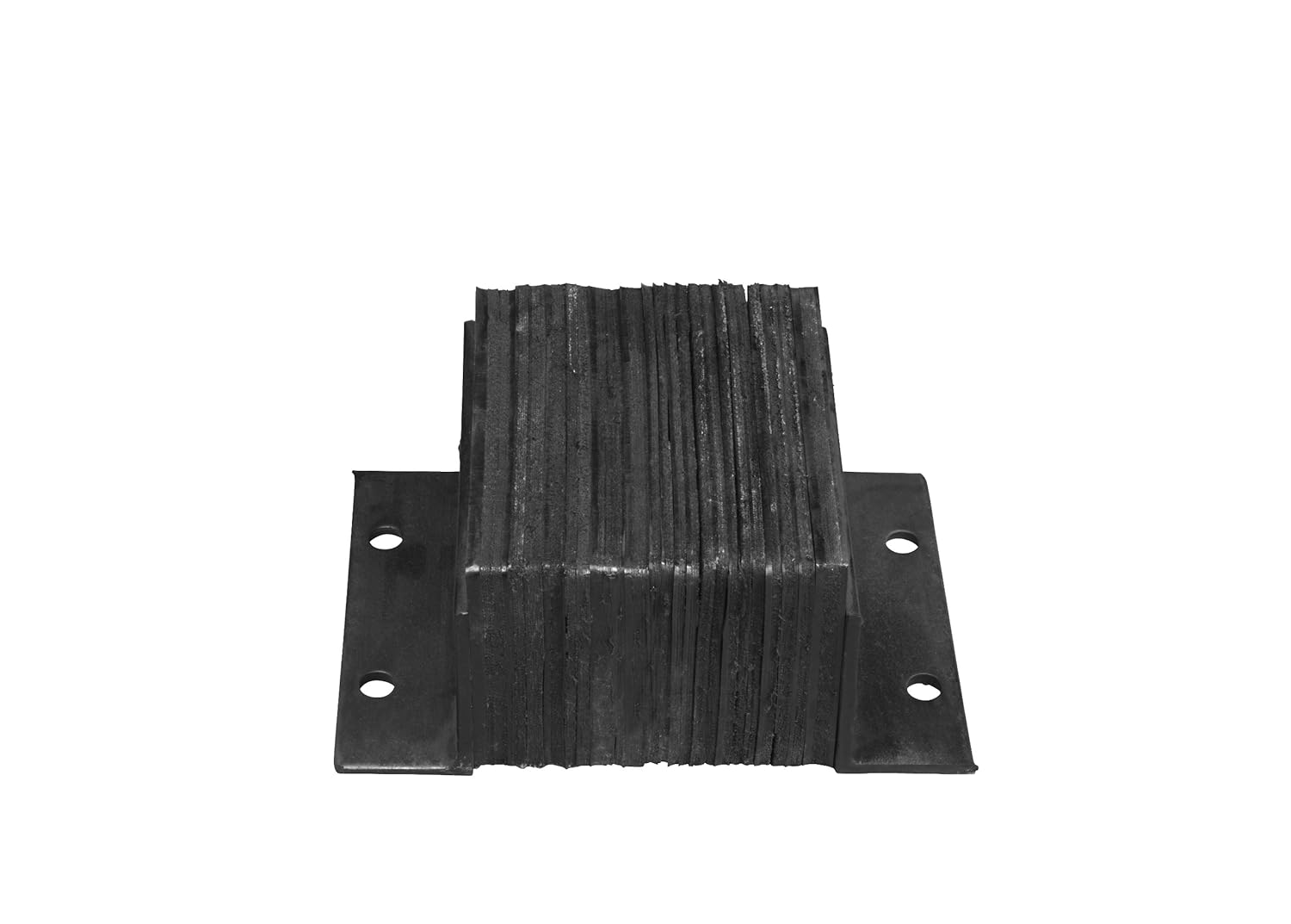 Laminated 12 Length Rubber Dock Bumper 4 Holes 12 Width 6 Depth