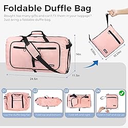 Fmeida 65L Duffle Bag with Shoes