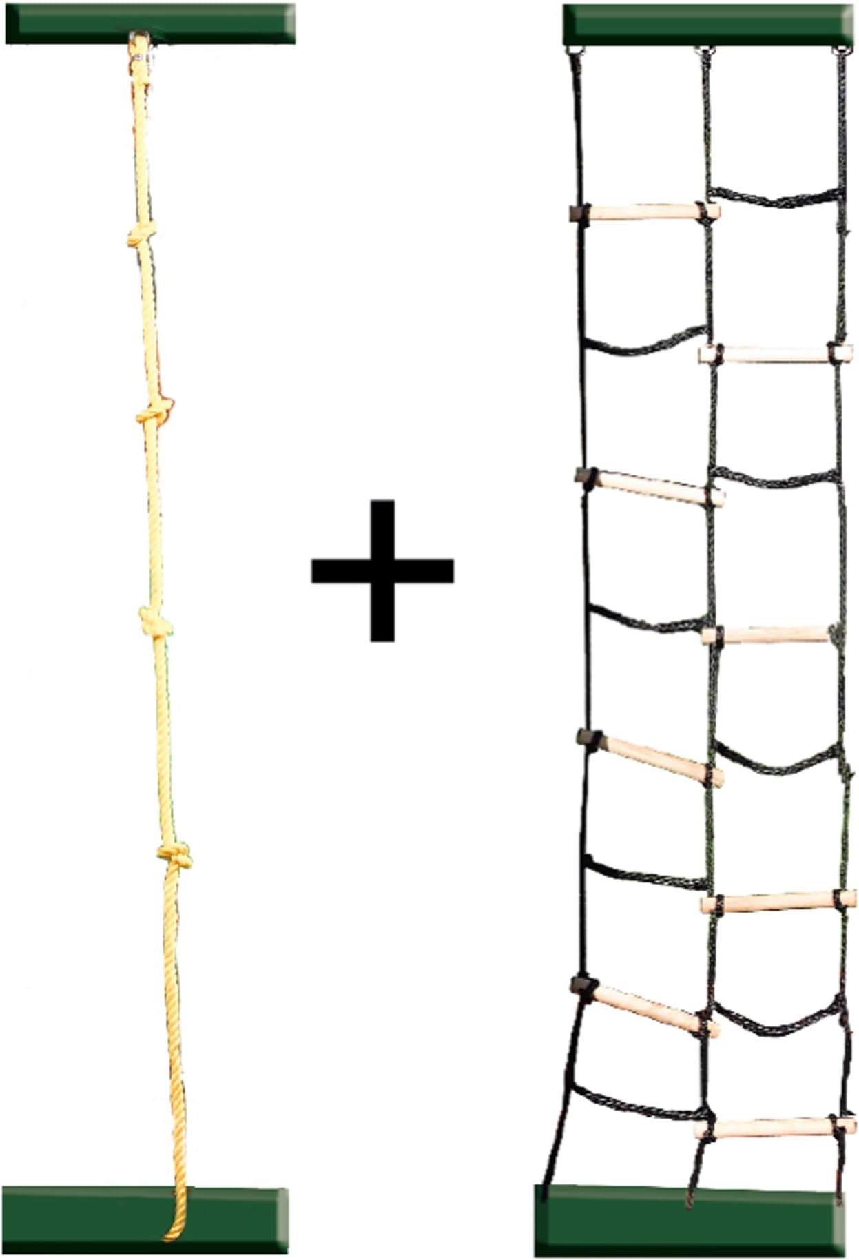 Swing N Slide Climbing Rope/Cargo Net Combo