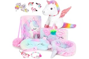 Austraes Gift Toys for Girls Age 6-8, Gift Stuffed Animals Kids Toy 7 8 9 10 11 12 with Gift Plush, Gift Box Set for Girls, Soft Plush Gift for Girls Age 4-6 Ideas Gift Birthday