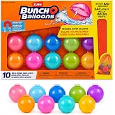 ZURU Bunch O Balloons Reusable Water Balloons 10 Pack | 15,000 total splashes with fast-fill dunking system &amp; leak-proof magnetic closure - eco-friendly alternative to disposables