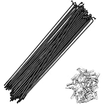 Rayons De Vélo En Acier Noir 14G - Longueur 195 Mm - Lot