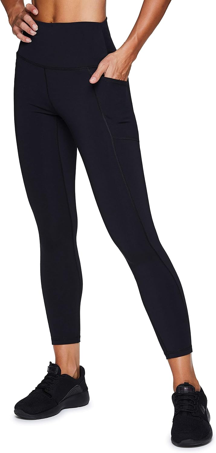 RBX Active High Waisted Squat Proof Workout Yoga Leggings with Pockets for Women: Clothing