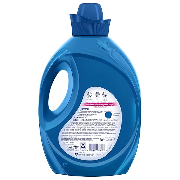 SUAVITEL COMPLETE LIQUID FABRIC SOFTENER, FABRIC CONDITIONER, HE COMPATIBLE, 100 SMALL LOADS, FIELD FLOWERS SCENT, 100 FL OZ BOTTLE
