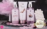 accentra Velvet Luxury Bath Set 6 Pc Ceramic Pump Lotion Shower Gel Spa Gift view 6