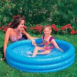 Intex Crystal Blue Three Ring Inflatable Paddling Pool 1.14m x 25cm view 2