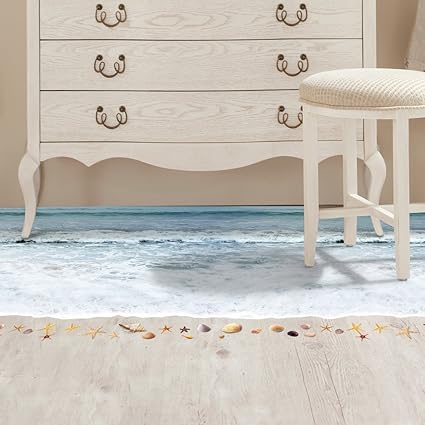 Get Creatieve 3d Naadloze Surf Beach Sticker Woonkamer Vloerkeuken For iPhone Wallpaper Creatieve 3d Naadloze Surf Beach Sticker Woonkamer Vloerkeuken For Android Free