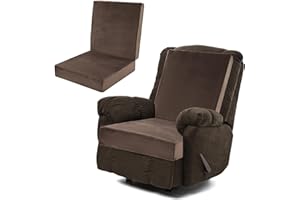 ROYALAY Memory Foam Recliner Chair Seat Cushion with Longer Lumbar Support Pillow for Elderly Rest and Back Support, Extra Large & Non-slip, Thicker & Supportive Chair Pad, (21.5" Height Backrest Cushion)