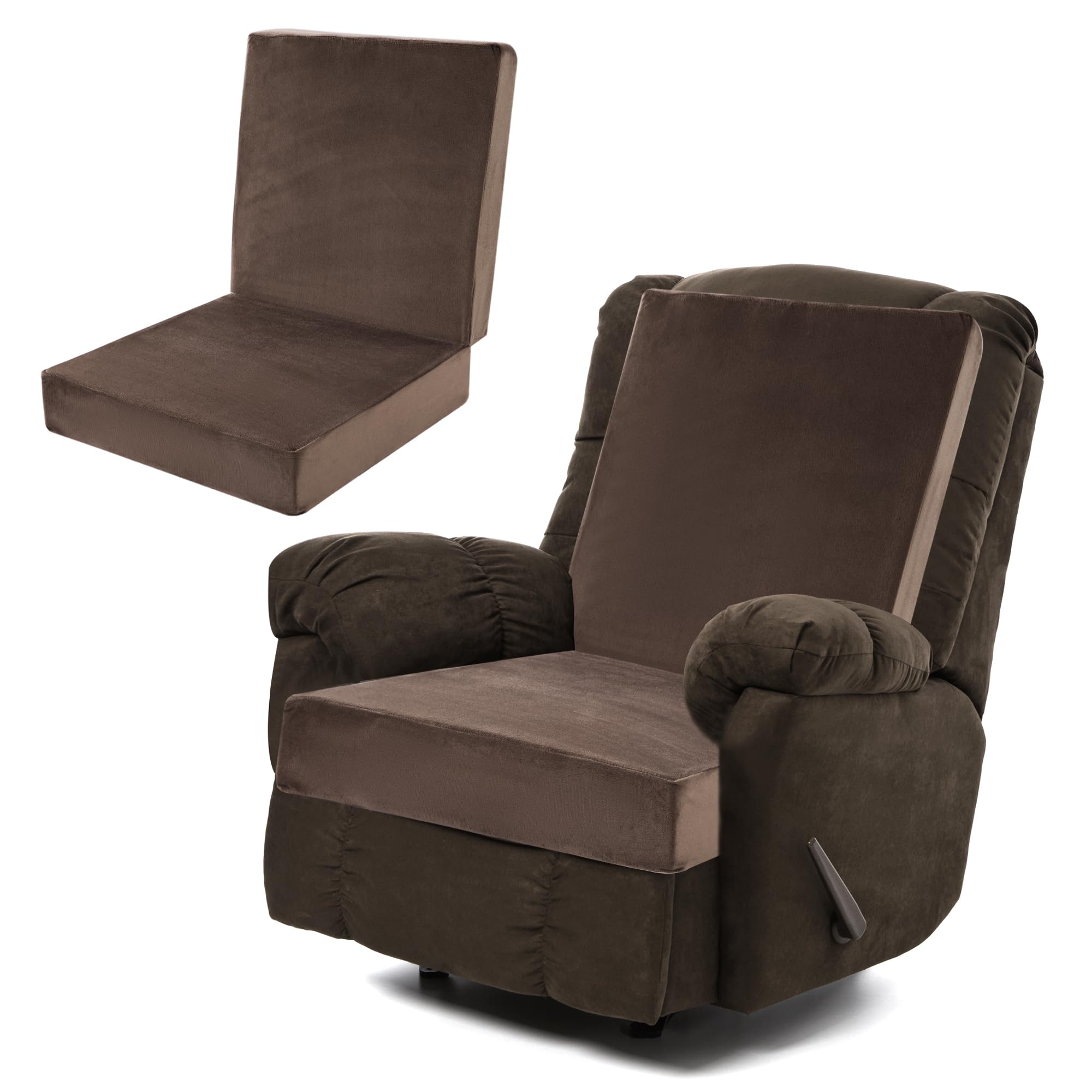 Memory Foam Recliner Chair Cushions,Extra Large Non-Slip 4