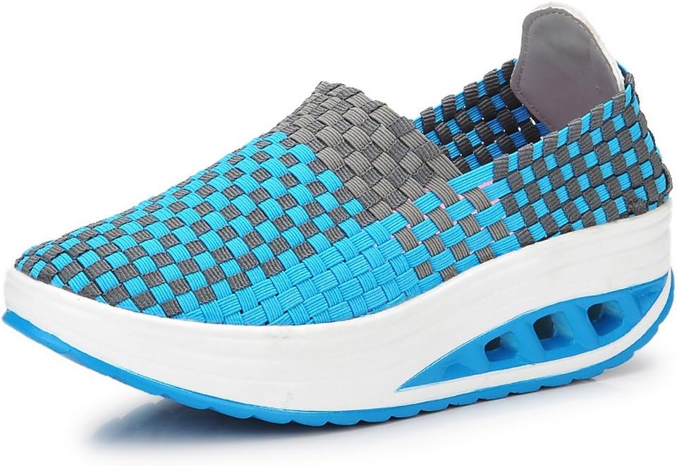 XiaoYouYu Women's Summer Breathable Height-Increasing Fitness Shoes