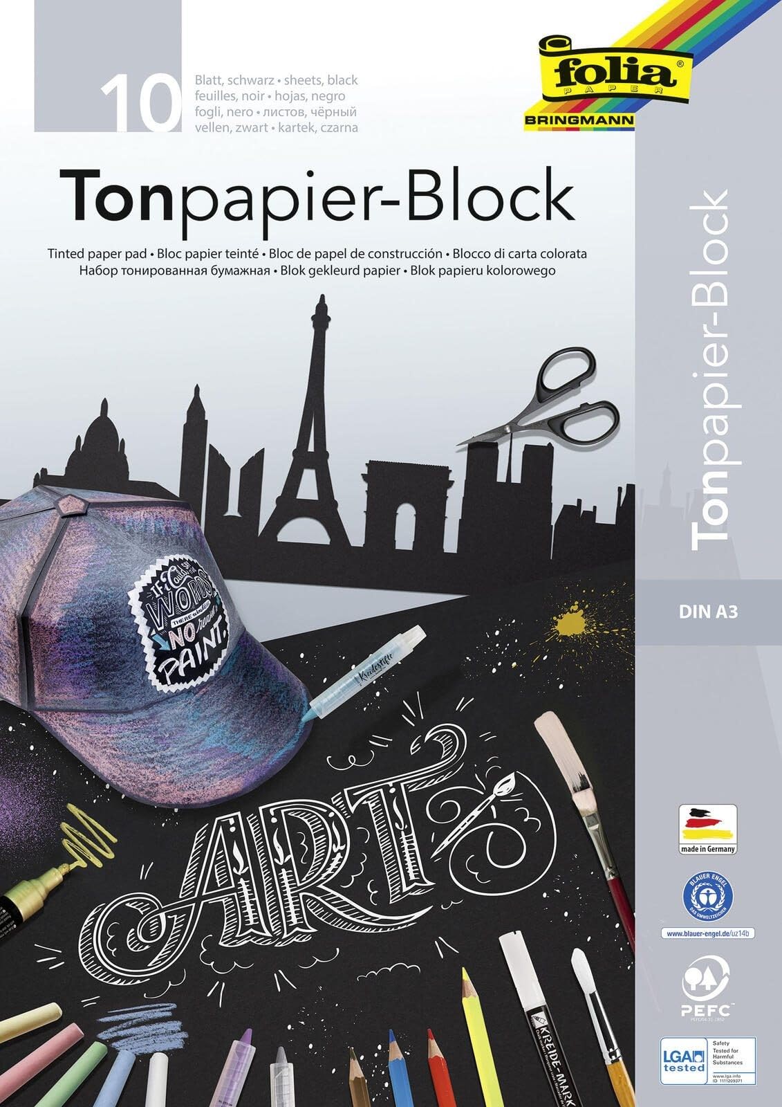 Folia 198 20feuilles Creative Paper Craft (Paper Art – Paper Art Paper, 20 Sheets, Boy/Girl)