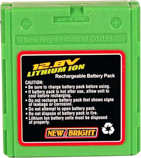 fast & furious 12.8 v 500mah lithium ion elite rechargeable battery pack jada