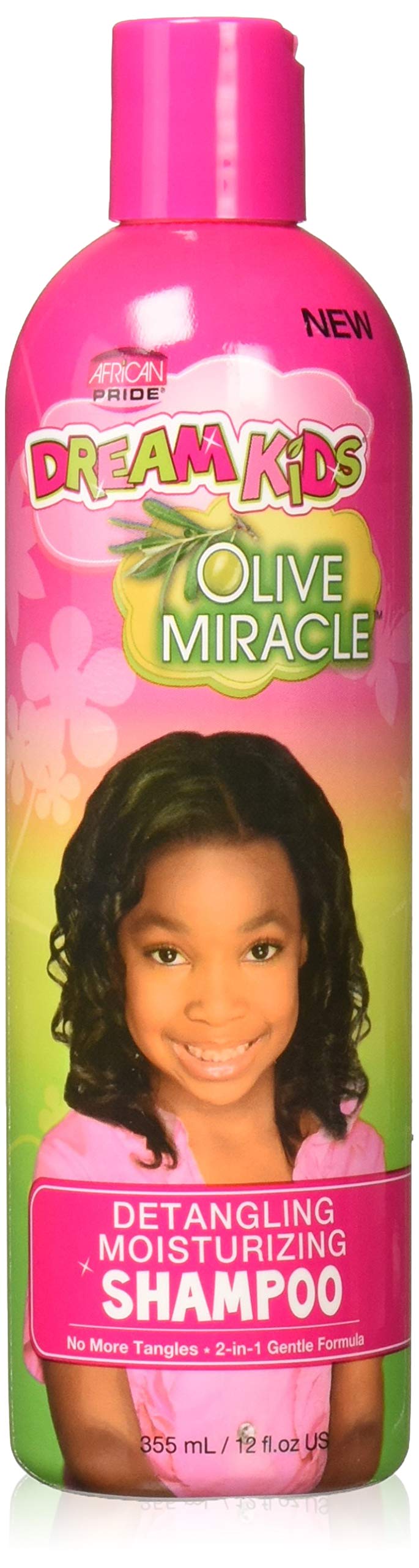 African Pride Dream Kids Olive Miracle Detangling Moisturizing Shampoo 355 ml/12 fl.oz