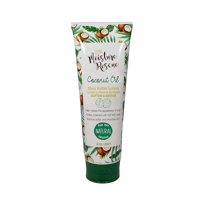 Buy Omic Moisture Rescue Shea Butter Tube Lotion with Coconut Oil, 6.7