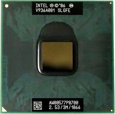 Intel Core 2 Duo P8700 Mobile Processor 2.53 GHz Socket P 3MB L2 Cache 1066MHz