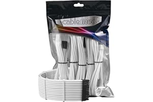 CableMod Pro ModMesh Sleeved Cable Extension Kit (White)
