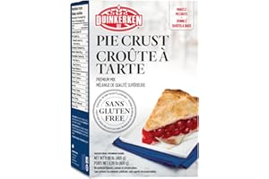 Gluten Free Pie Crust Mix by Duinkerken - For a Flaky, Golden Crust - Made with All Natural Ingredients - Easy to Make - Alle