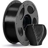 ANYCUBIC PETG Filament 1.75mm, 1KG Reusable Spool, Black | 3D Printer Filament, Dimensional Accuracy +/- 0.02mm, Exceptional Toughness, Print with Most FDM 3D Printers