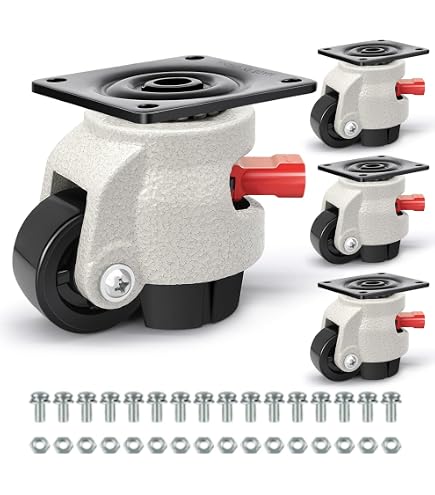 6 Floor Locks Brake with Non-Slip Rubber Foot for 6 x 2 6 Floor Locks Brake with Non-Slip Rubber Foot for 6 x 2