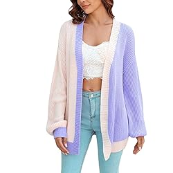 ADJHDFH Cardigan Sweaters For Women Cardigan Open