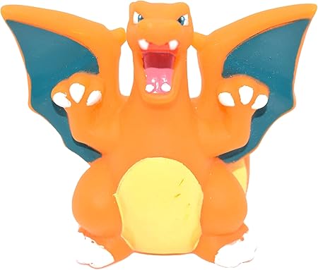 Amazon ポケモン 指人形 リザードン ポケモンキッズdp ぜんこく図鑑版 No002 ソフビ人形 おもちゃ