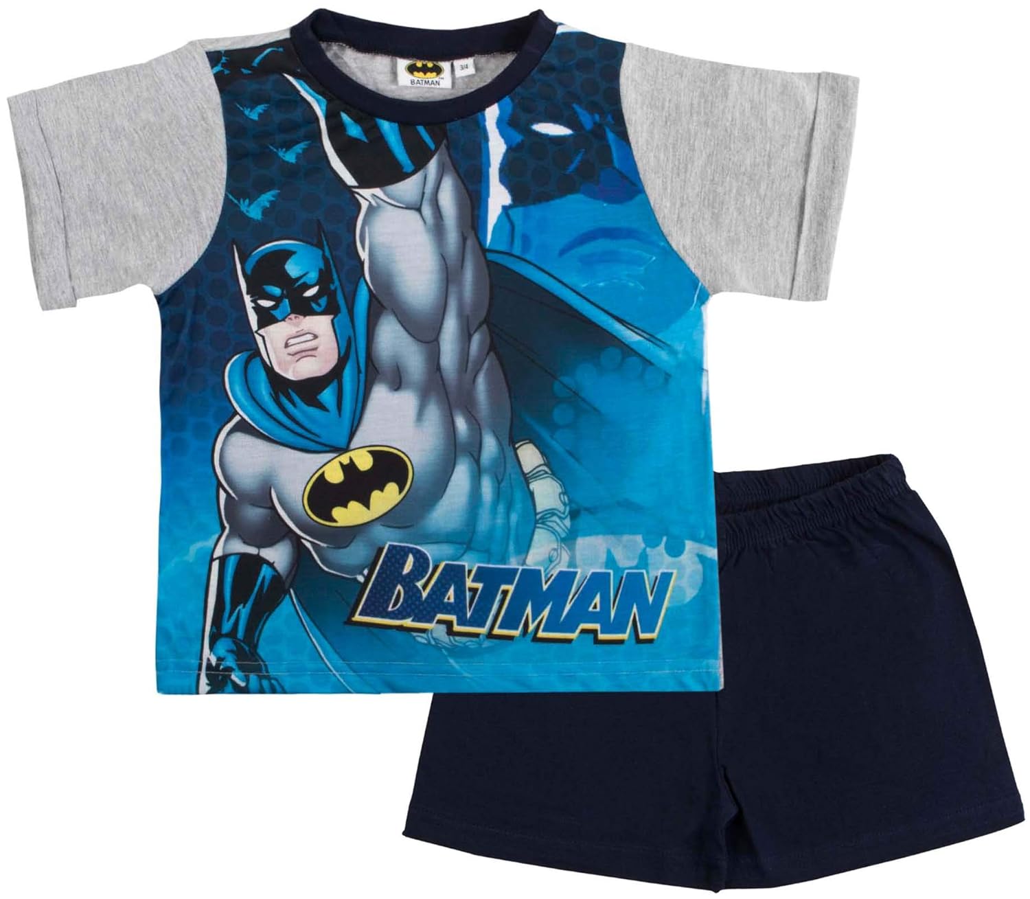 Batman Boys Superhero Short Pyjamas