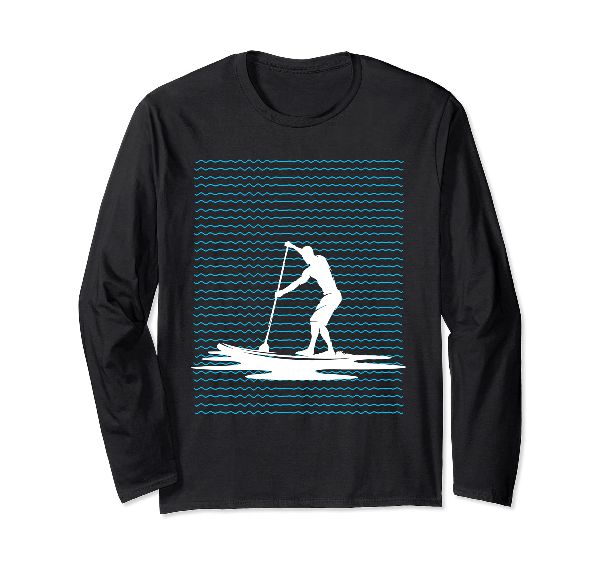 Stand Up Paddler Paddleboard Sports Paddleboarding SUP Long Sleeve T-Shirt
