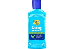 Banana Boat Cooling After Sun Gel, 8oz | Aloe Vera and Vitamin E Gel, After Sun Care Cooling Gel, Aloe Vera Gel for Sunburn Relief, 8oz