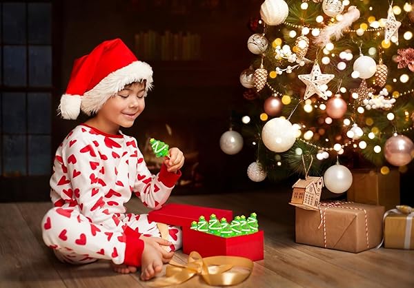 FRUIDLES CHRISTMAS TREE LOLLIPOP, CANDY CANES SUCKERS, MIXED FRUIT FLAVOR, INDIVIDUALLY WRAPPED LOLLIPOPS (24-PACK)