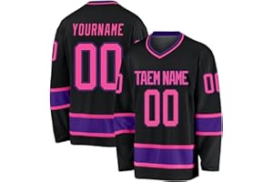 Custom Hockey Jersey for Mens Youth Personalized Ice Hockey Practice Jersey Uniform Add Own Name Number Team Logo Style 1