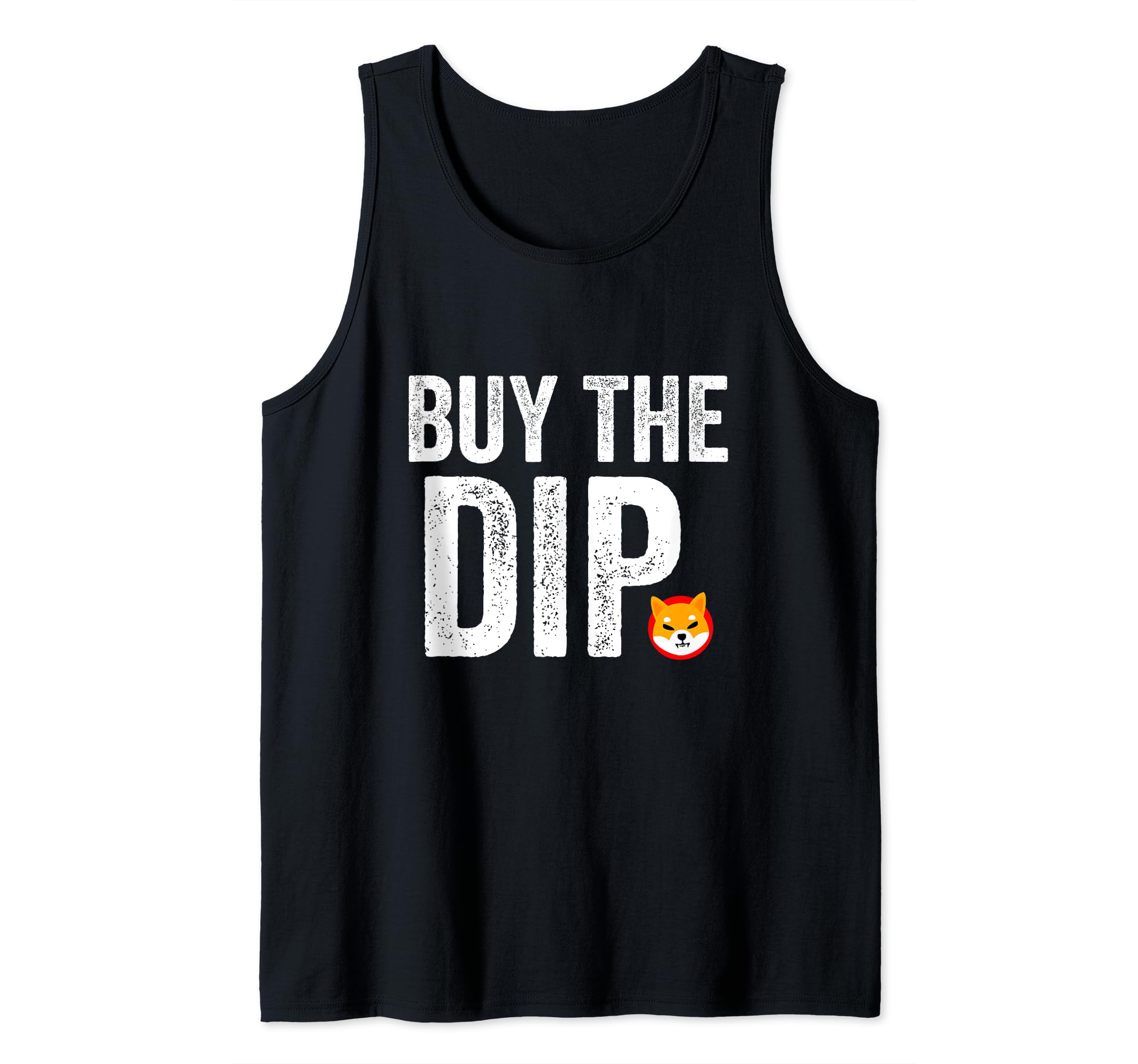 Buy The Dip Shiba Inu Coin Cryptocurrency Blockchain Humor Tank Top