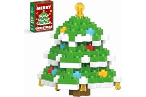 Eqkasio Christmas Building Blocks Compatible for Lego Christmas Tree Micro Blocks Stacking New Toys Holiday Present Box New Year Gifts for Kids Ages 6+ Boys and Girls(Tree)