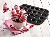 Prochef 24 Cup Mini Muffin Tray Non-Stick Carbon Steel 38x26 cm Black view 5