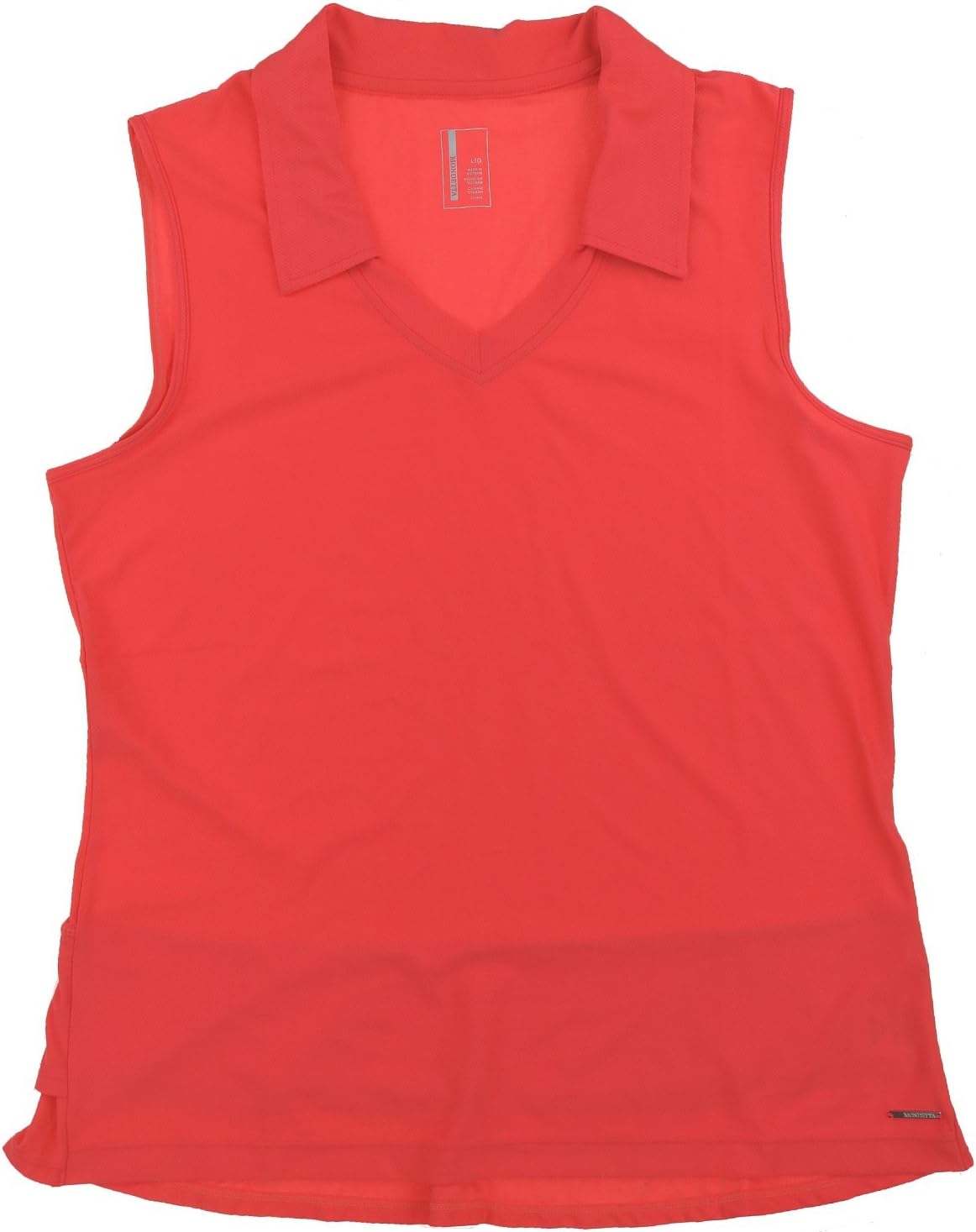 Mondetta Women's Sleeveless V-Neck Active Polo