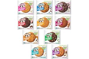 Lenny & Larry's The Complete Cookie Variety Pack of 10 Flavors (10 Count) Plant Based Protein Cookie Bundle by ZIGGALOU®