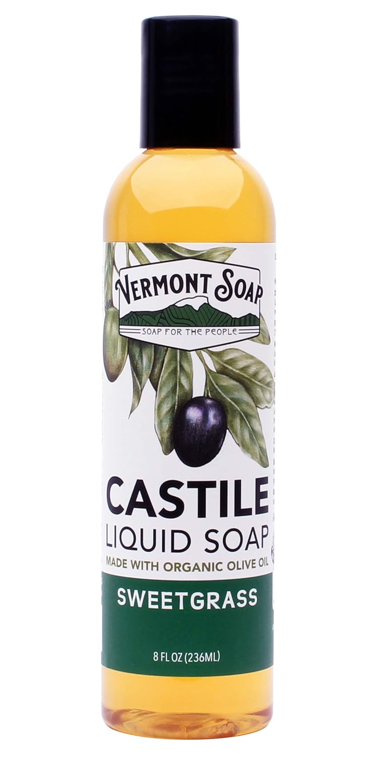 Vermont Soap Liquid Castile Soap (Sweetgrass, 8oz) Beauty