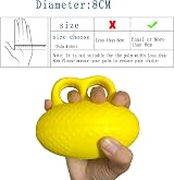 Fanwer Finger Ball Exerciser Grip Ball Strength Squeeze Stress Ball view 8