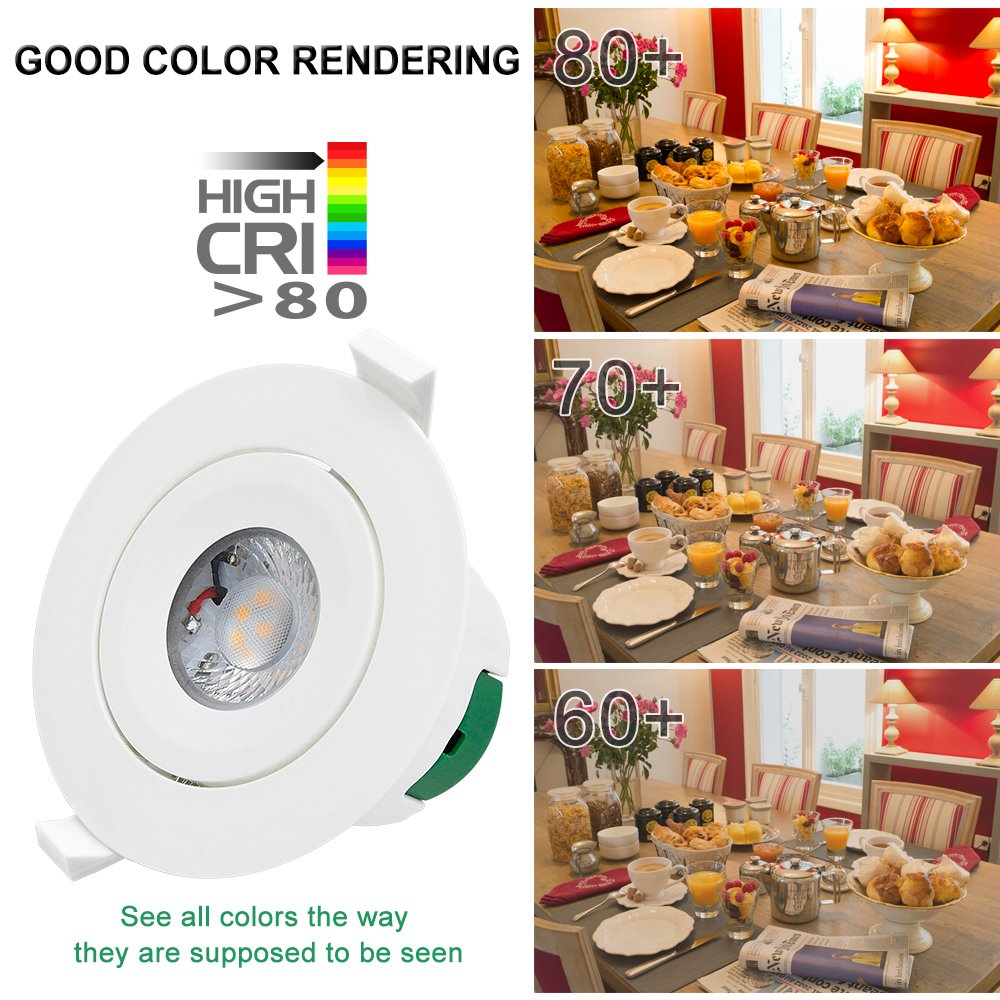 Faretti LED Incasso Dimmerabili 10W - Luce Regolabile 3000K/4000K/5000K, IP44, Ø90-105mm - Foto 9