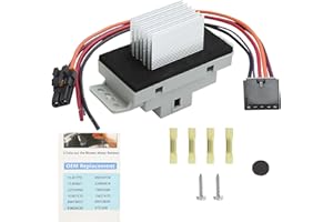 ADP HVAC Blower Motor Resistor Kit Compatible with 2003 2004 2005 2006 2007 Chevy,GMC - Silverado, Tahoe, Suburban,Avalanche,Sierra,Yukon XL Replace# 15-81773,1581773,89018778,89019351 Auto AC Control