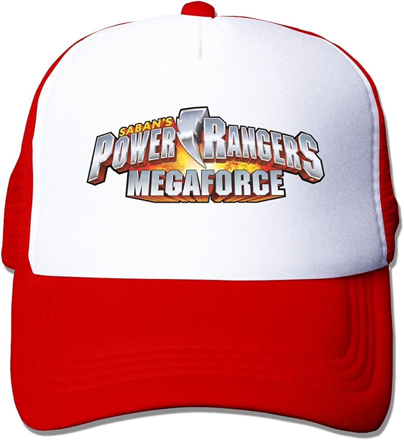 Power Rangers Mesh Snapback Trucker Baseball Hats Red