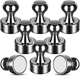 FINDMAG Minimalist Black Metal 8 Pack 12 x 16 mm Neodymium Magnets